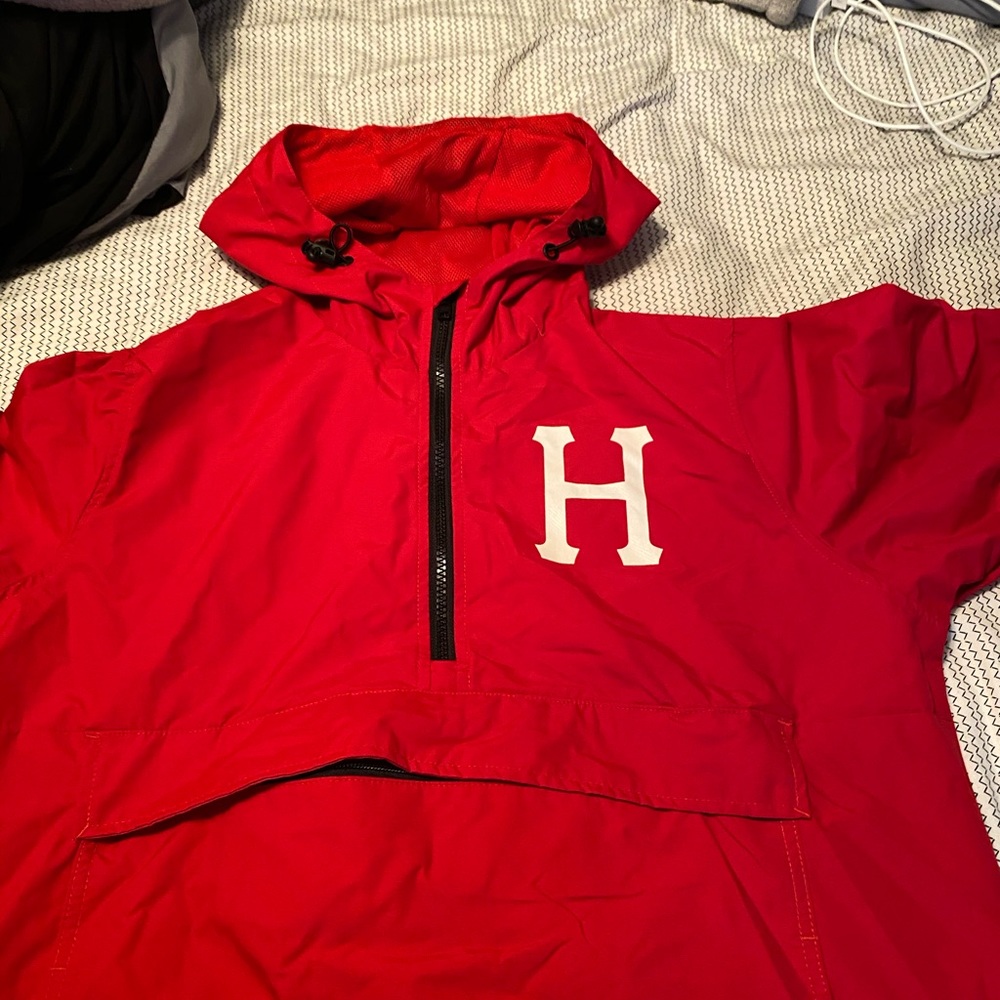 Rare Huf Budweiser collab anorak windbreaker
